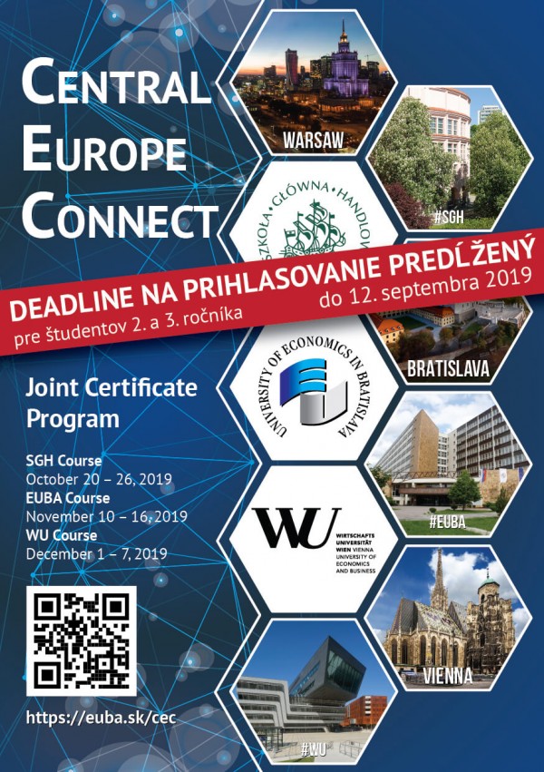 Central Europe Connect - Deadline predĺžený