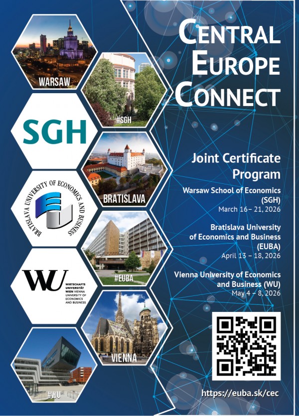 Central Europe Connect – letný semester 2025/26 Central Europe Connect – letný semester 2025/26