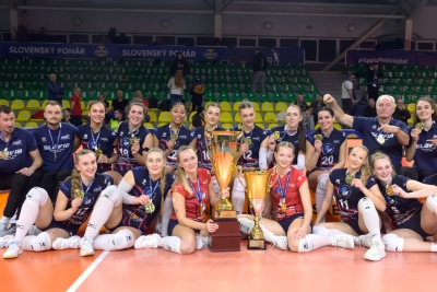 Volejbalistky KOOPERATIVA Slávia EUBA získali Slovenský pohár už 17.-krát v histórii!