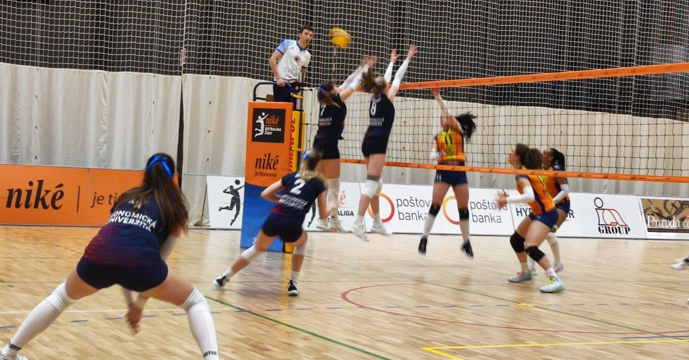 Slávia EU Bratislava opäť vo finále extraligy žien vo volejbale