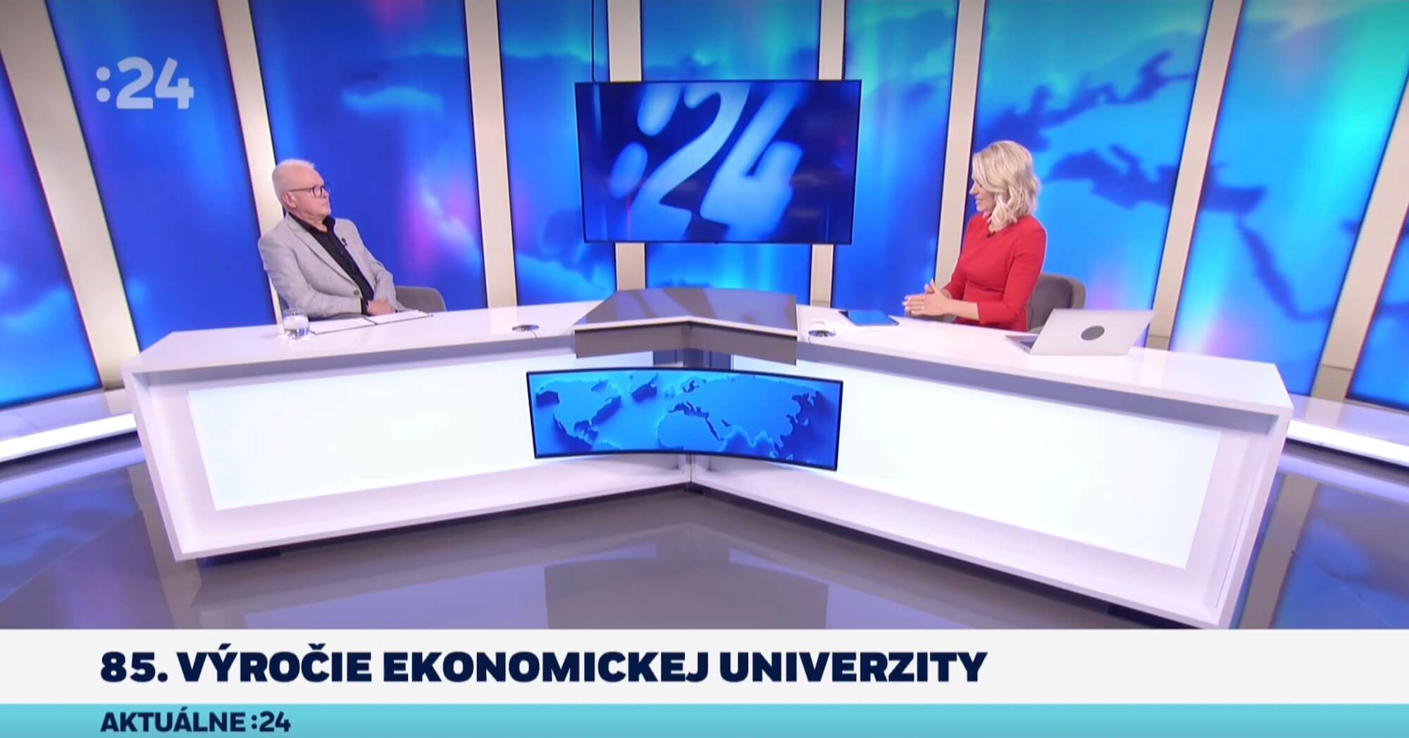 Rektor EUBA v relácii AKTUÁLNE:24