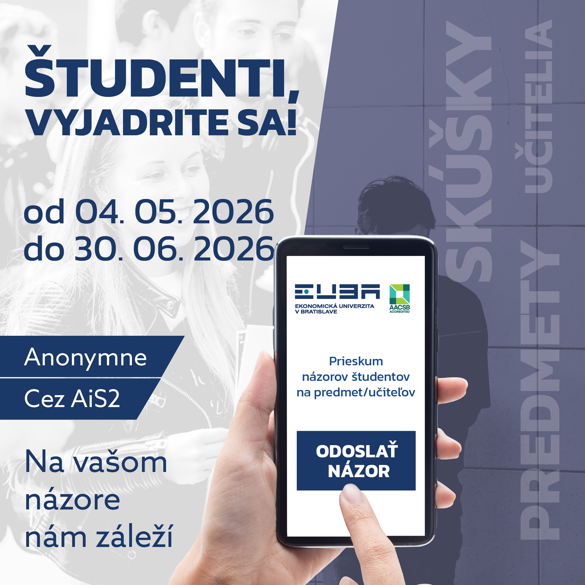 Študentská anketa v LS 2025/2026
