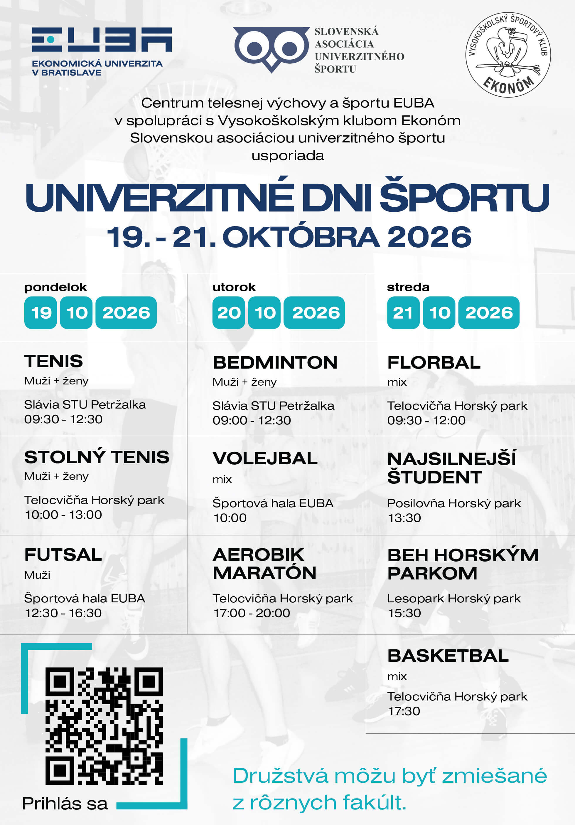 Univerzitné dni športu 2026