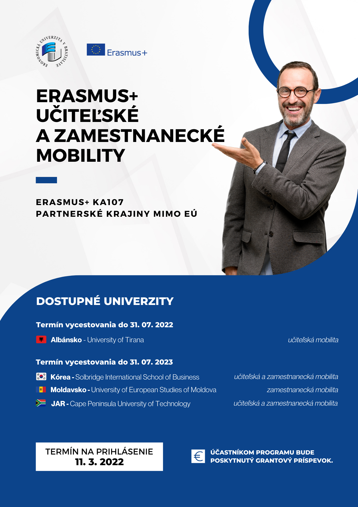 erasmus ucitelske a zamestnanecke mobility