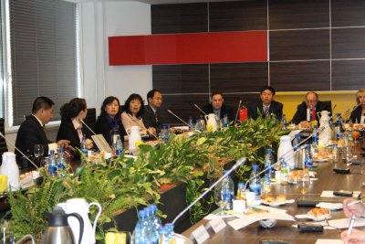 Návšteva Čínskej delegácie z Tianjin univerzity, Čína