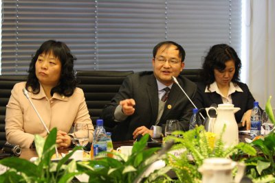 Návšteva Čínskej delegácie z Tianjin univerzity, Čína