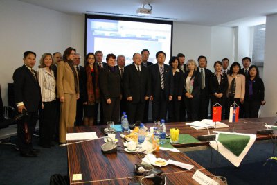 Návšteva Čínskej delegácie z Tianjin univerzity, Čína