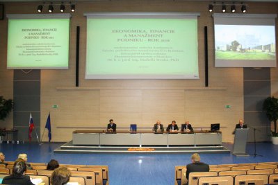 Ekonomika, Financie a Manažment podniku 2011 - Medzinárodná vedecká konferencia