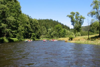 Letný splav - Vltava (Česká republika)