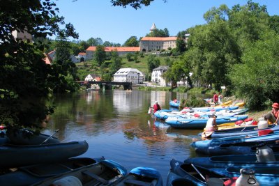 Letný splav - Vltava (Česká republika)