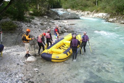 Rafting - Soča (Slovinsko)