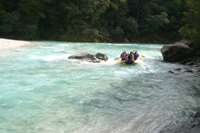 Rafting - Soča (Slovinsko)