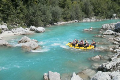 Rafting - Soča (Slovinsko)