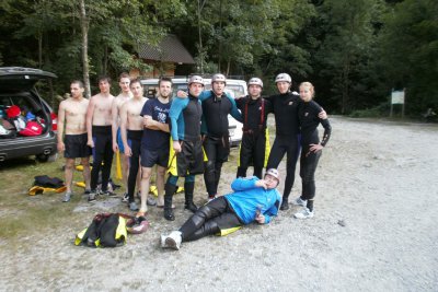 Rafting - Soča (Slovinsko)