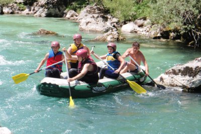 Rafting - Soča (Slovinsko)