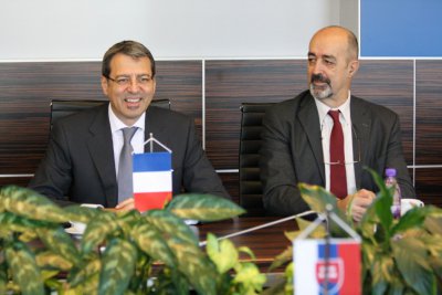 Návšteva francúzskeho veľvyslanca