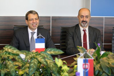 Návšteva francúzskeho veľvyslanca