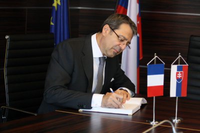 Návšteva francúzskeho veľvyslanca