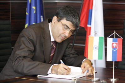 Návšteva veľvyslanca Indickej republiky