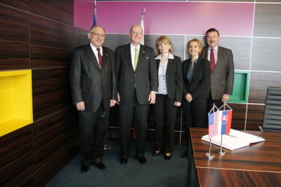 Návšteva amerického veľvyslanca
