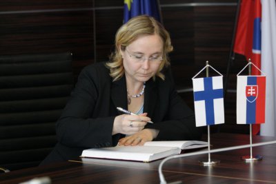 Návšteva fínskej diplomatky na EU v Bratislave