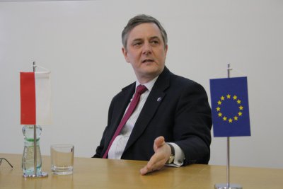 Prednáška poľského veľvyslanca pre študentov EU