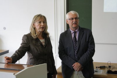 Prednáška rakúsko-amerického historika