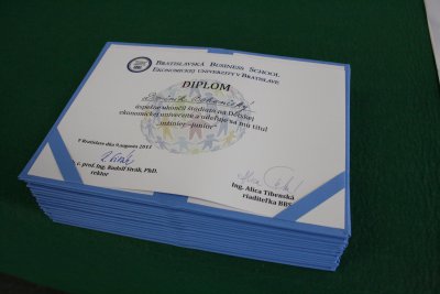 Promócie Detskej ekonomickej univerzity