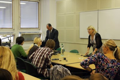 Prednáška amerického profesora Dr. Douga Rossa z Franklin University, Ohio, v USA