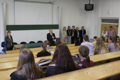 Imatrikulácia prvákov FAJ EU v Bratislave