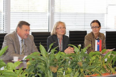Prijatie chargé d´affaires veľvyslanectva SRN