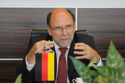 Prijatie chargé d´affaires veľvyslanectva SRN