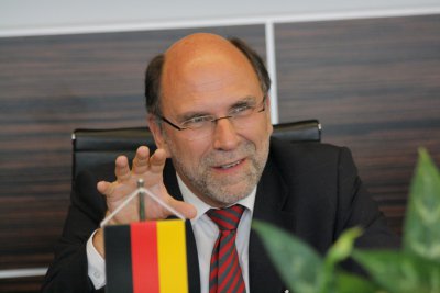 Prijatie chargé d´affaires veľvyslanectva SRN