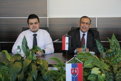 Prijatie egyptského veľvyslanca