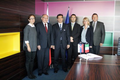 Prijatie talianskeho veľvyslanca