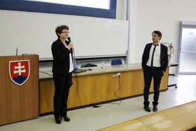 Prednáška profesora z Roma Tre University