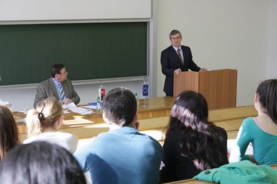 Prednáška vedúceho zastúpenia EK