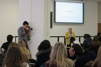 Návšteva francúzskych študentov z Lyonskej Business School