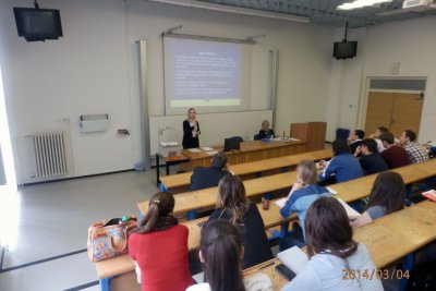Prednáška fínskej chargé d´affaires