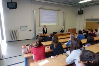 Prednáška fínskej chargé d´affaires