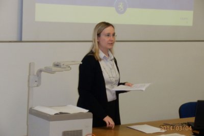Prednáška fínskej chargé d´affaires