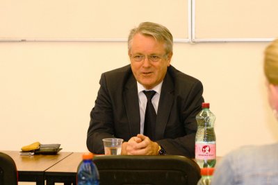 Prednáška pre študentov nemeckého jazyka