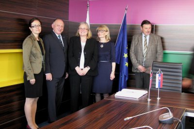 Univerzitné udalosti » Prijatie nórskej veľvyslankyne