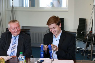 Zasadnutie kolégia rektora EU - prijatie reprezentantov