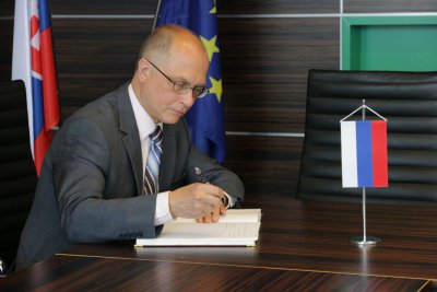 Návšteva nového radcu veľvyslanectva RF