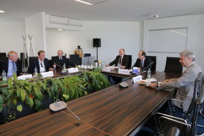 Návšteva prof. Mramora, mentora EU v Bratislave