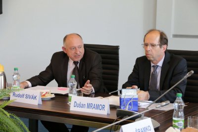 Návšteva prof. Mramora, mentora EU v Bratislave