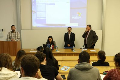 Prednáška riaditeľa informačnej kancelárie EP