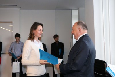 Ocenenia ŠVOČ pre študentov EU v Bratislave