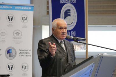 Václav Klaus znovu na EUBA
